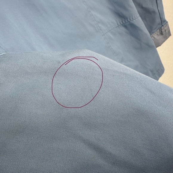 Mackintosh New England Womens Button Up Jacket Petite Small Blue Detachable Hood - Picture 5 of 11